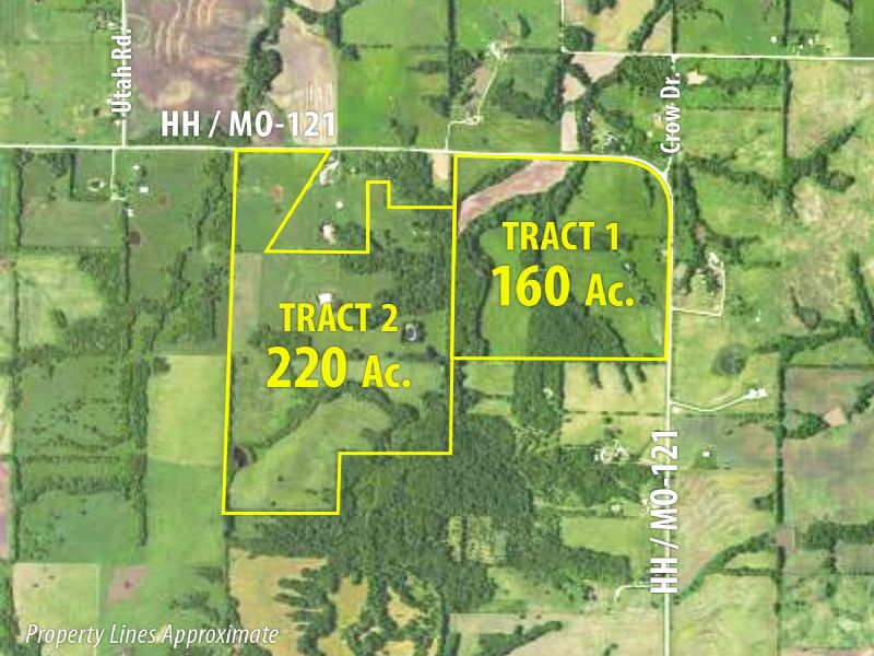 380 Acre Land Auction : Cameron : Caldwell County : Missouri
