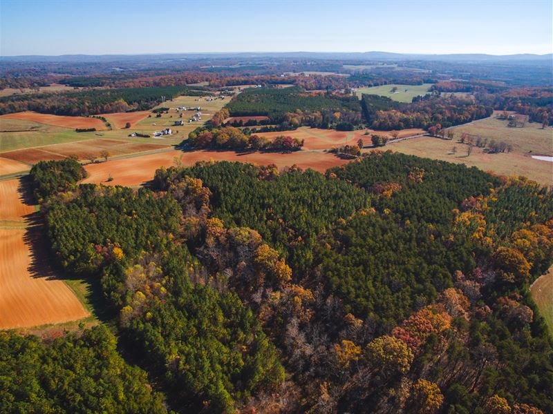 88+ Acres in Quiet Location : Chatham : Pittsylvania County : Virginia