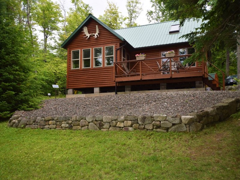 West Grand Lake Log Cabin : Grand Lake Stream : Washington County : Maine