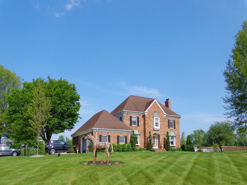 52+/ Acre Farm With Brick Colonial Farm for Sale in Hamilton, Mercer