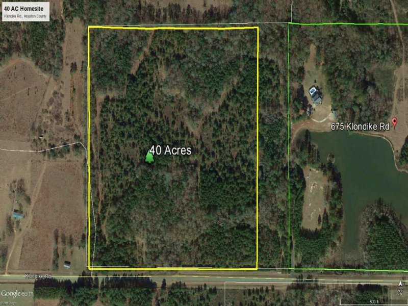 40 Ac Country Home Site Near Perry : Perry : Houston County : Georgia