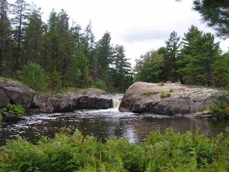 Waterfalls, Voelker : Ishpeming : Marquette County : Michigan