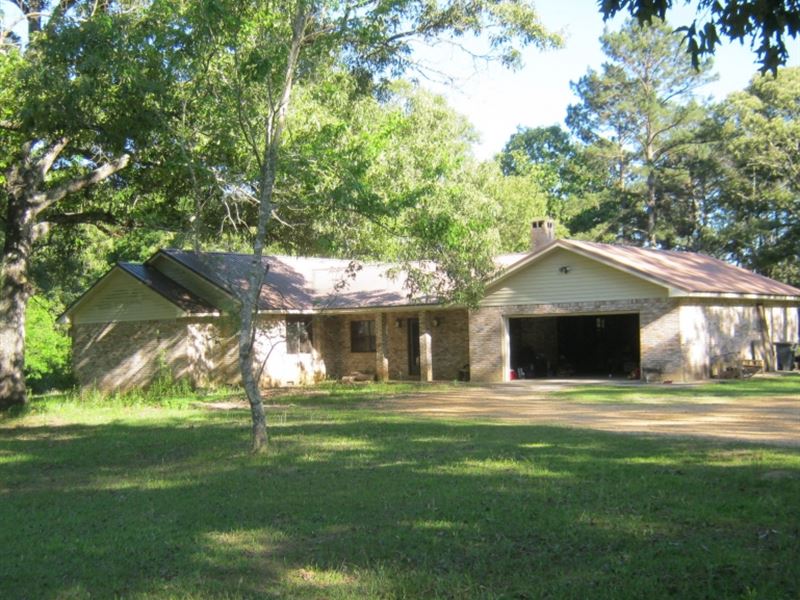 House And 32 Acres Farm for Sale in Jayess, Walthall County