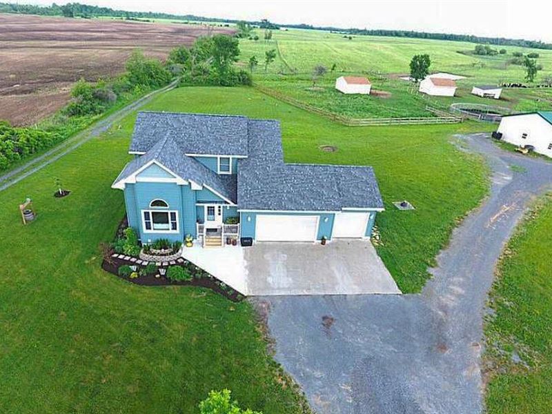 91 Acres Farmland Home Watertown Ny : Le Ray : Jefferson County : New York