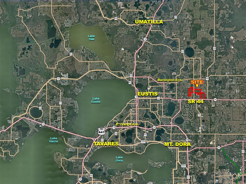 East Eustis Development Acreage : Eustis : Lake County : Florida