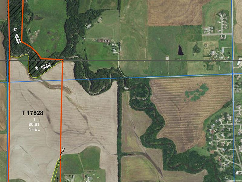 Hunting Along Slate Creek, Cropland : Wellington : Sumner County : Kansas