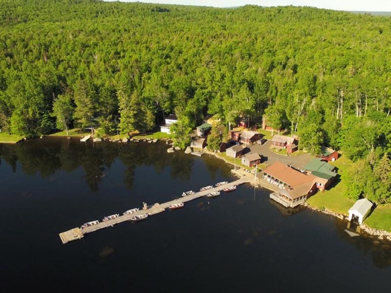 Rideout's Lodge On East Grand Lake : Weston : Aroostook County : Maine