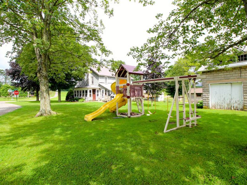 98+/- Acre Farm, 2 Homes : Forksville : Sullivan County : Pennsylvania