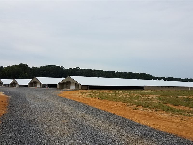 Marshall Farm 4 Broiler House Farm, Farm for Sale in Alabama, 130690
