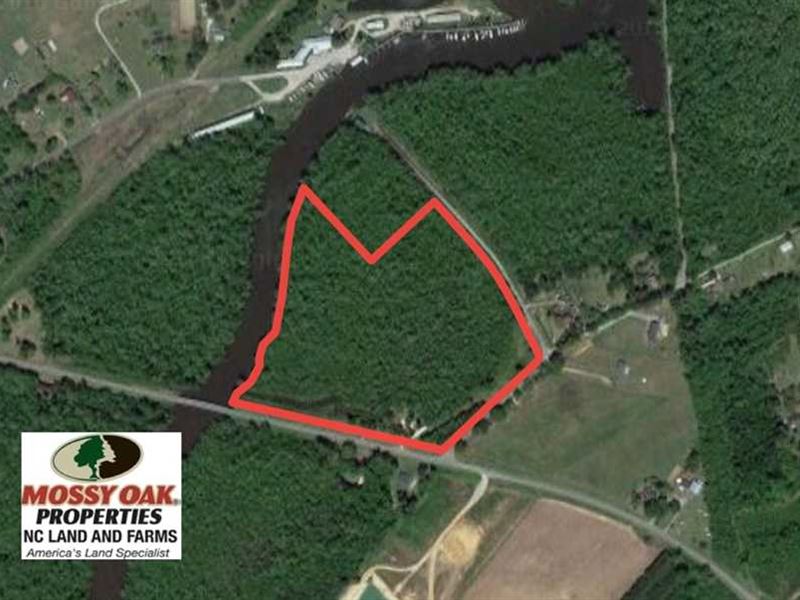 Reduced, 17 Acres of Waterfront, Farm for Sale in North Carolina
