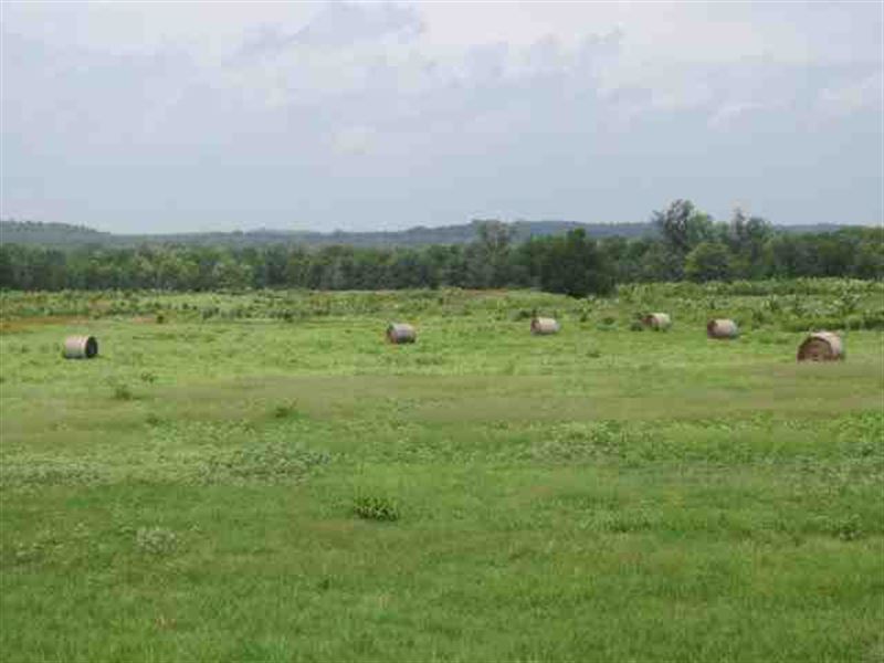 Cattle Ranch, Custom Hilltop Rock Farm for Sale in Valliant