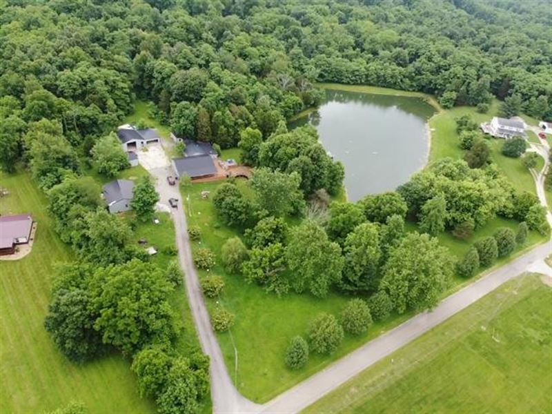 47 Acres and Homestead : Rising Sun : Switzerland County : Indiana