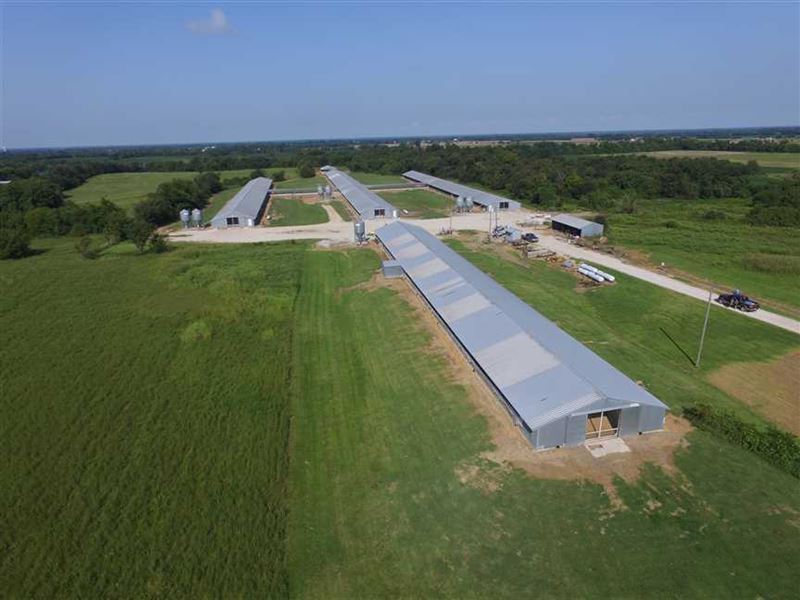 Turkey Farm on 56 Acres for Sale : Webb City : Jasper County : Missouri