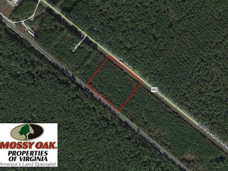 5 Acres of Residential and Commerc : Waverly : Sussex County : Virginia