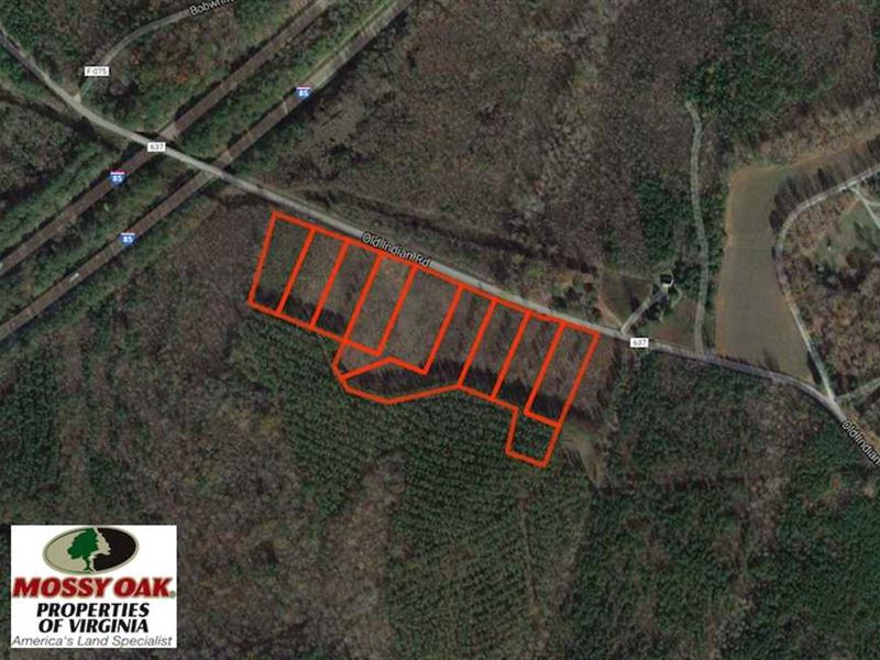11 Acres of Residential Land For : South Hill : Brunswick County : Virginia