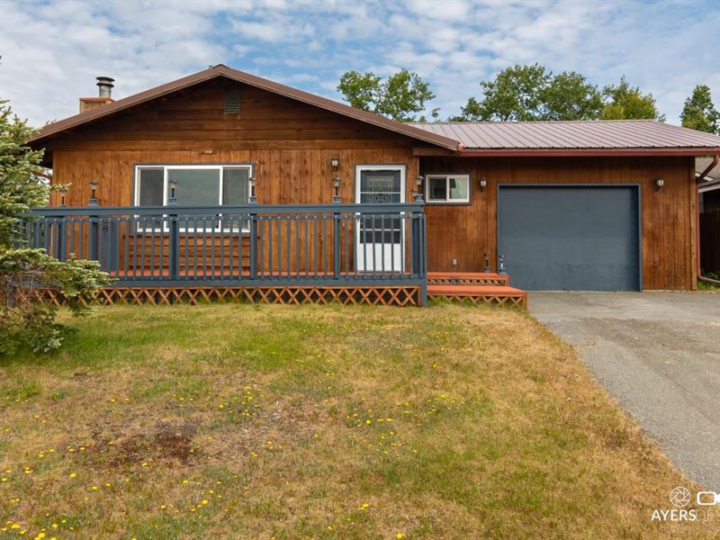 3 Bed/2Bath Ranch Home on Crow Cour : Kenai : Kenai Peninsula Borough : Alaska