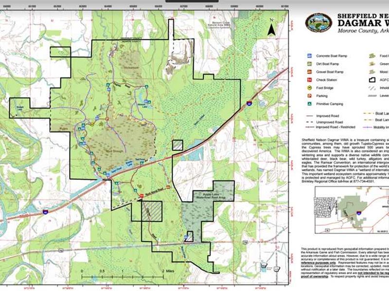 Dagmar Wma, 40 Acre Inholding, Pri : Brinkley : Monroe County : Arkansas