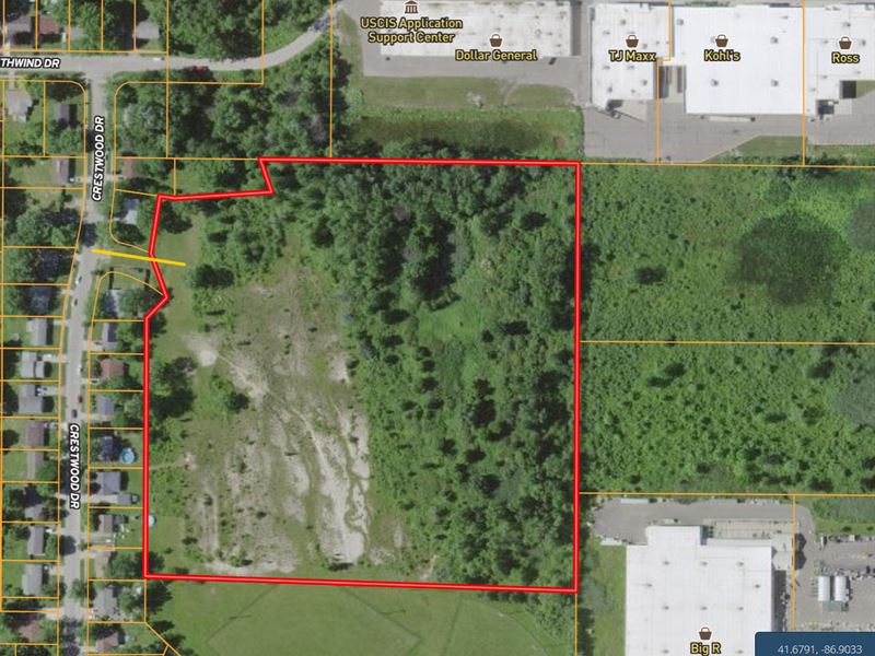 16.66 Acres / Michigan City : Michigan City : Laporte County : Indiana