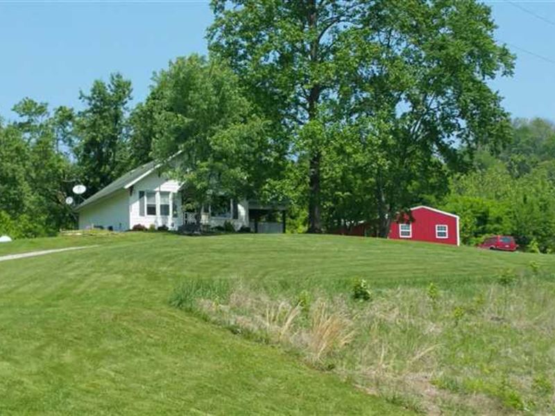 Switzerland County, IN Quiet Count Farm for Sale in Patriot, Switzerland County, Indiana