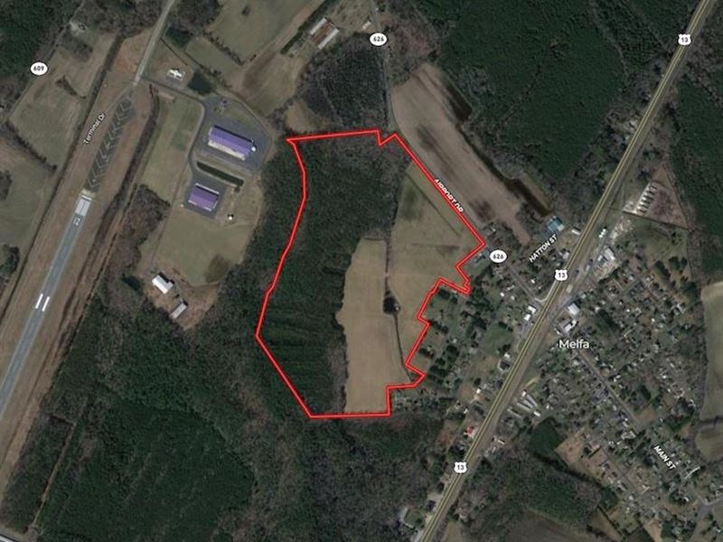88.17 Acres of Agricultural, Develo : Melfa : Accomack County : Virginia