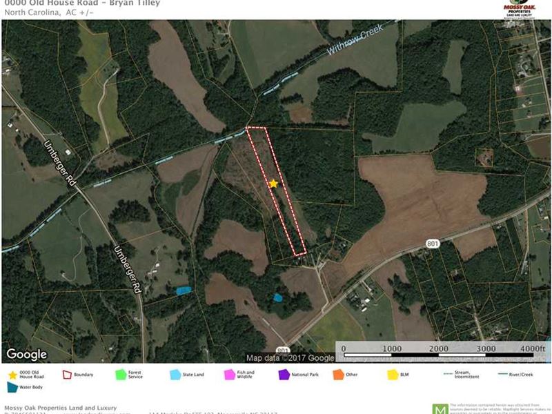 13+ Acres in Rowan County, Farm for Sale in North Carolina, 136002