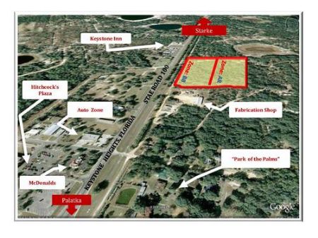 10 Ac Commercial / Residental : Keystone Heights : Clay County : Florida