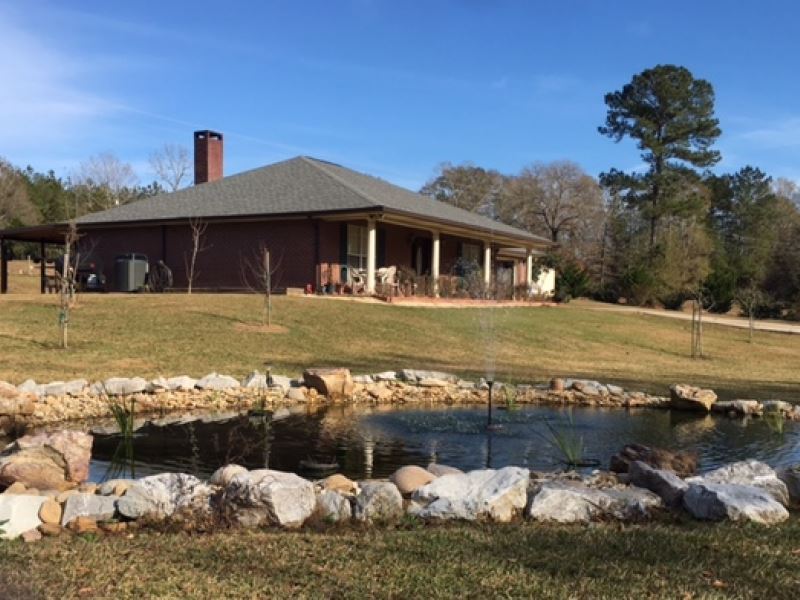 Home And 34 Acres With Two Ponds Farm for Sale in Tylertown, Walthall