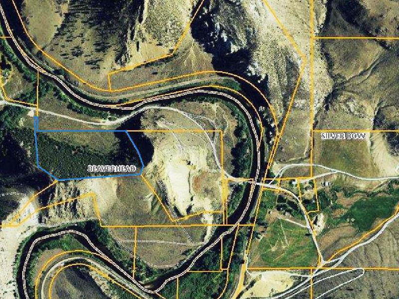 Maiden Rock On The Big Hole River : Dillon : Beaverhead County : Montana