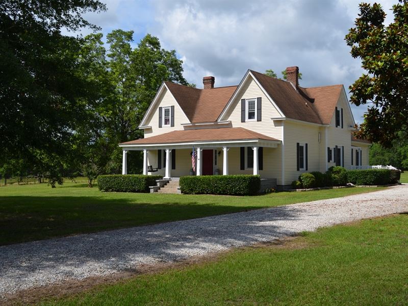 Historic Home On 18 Acres, Farm for Sale in Alabama, 142878 FARMFLIP