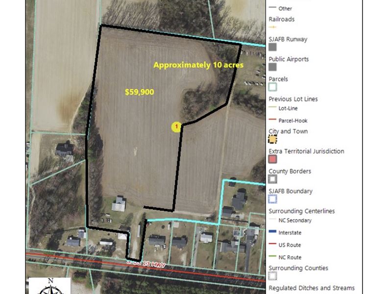 Mostly Cleared Land, Farm for Sale in North Carolina, 143048 FARMFLIP