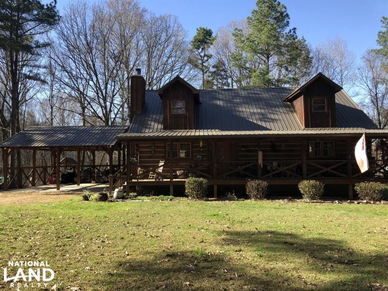 Rustic, Country Home with 138 Acres : Coxburg : Holmes County : Mississippi