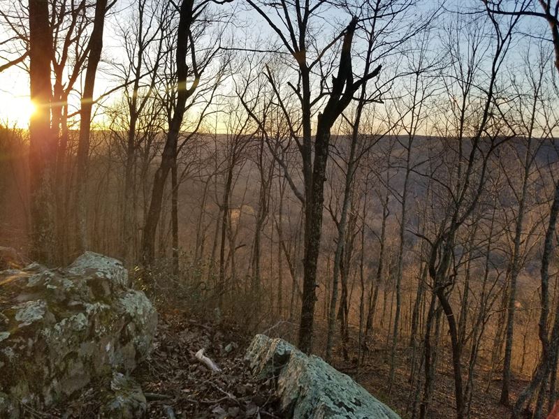 12+/- Acres Incredible Bluff Views : South Pittsburg : Marion County : Tennessee