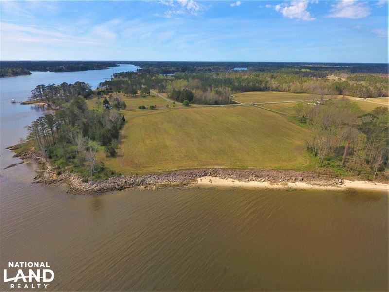 Temple Waterfront Property Farm for Sale in Havelock, Craven County