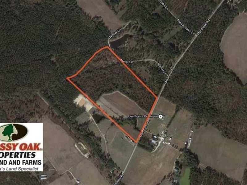 50 Acres of Farm Land for Sale in : Raeford : Hoke County : North Carolina