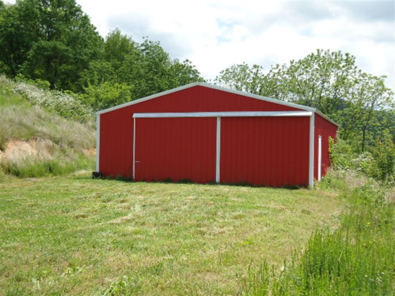 29 Ac W/ 30X50 Drive Thru Pole Barn, Farm for Sale in Tennessee