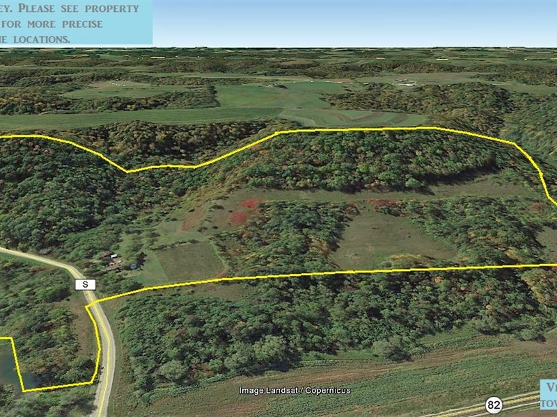 80 Acre Rec. & Farm Property, Farm for Sale in Wisconsin, 146958