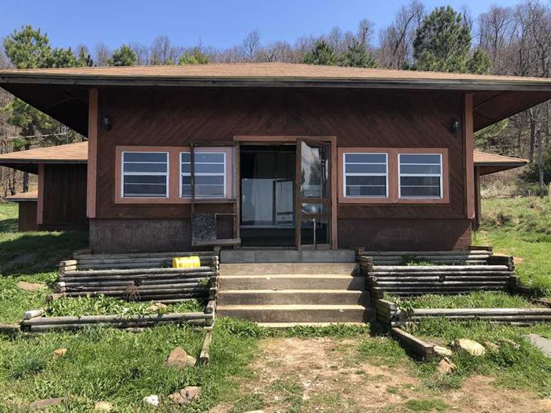 62 Acres with Rustic Home & In, Farm for Sale in Arkansas, 147070