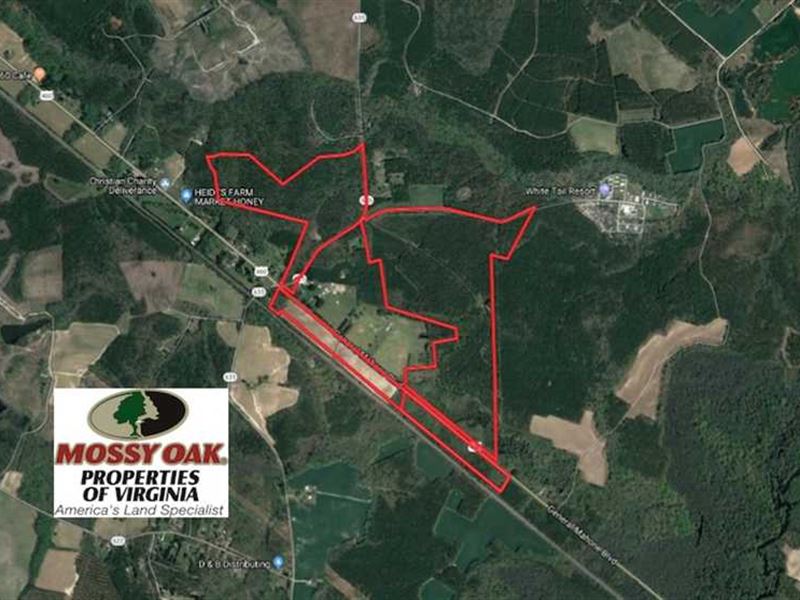 Reduced, 272 Acres of Hunting, Farm for Sale in Virginia, 147894