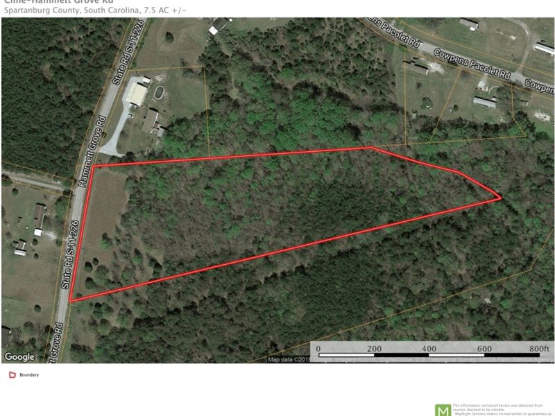 7.5 Unrestricted Acreage Near, Farm for Sale in South Carolina, 150430 FARMFLIP