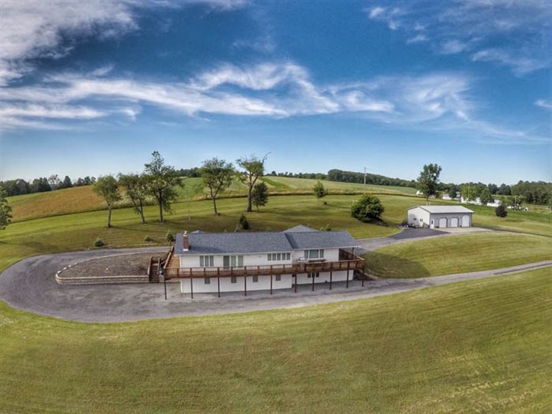 28 +/ Acres, Custom Ranch Home, Farm for Sale in Pennsylvania, 154529