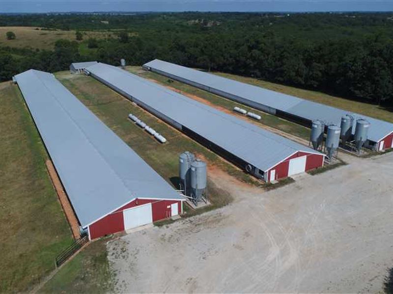 Tyson Broiler Farm Green Forest, AR Farm for Sale in Green Forest
