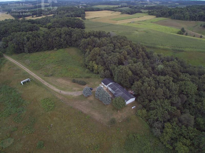 Home On Quiet DeadEnd Road Farm for Sale in Hixton, Jackson County