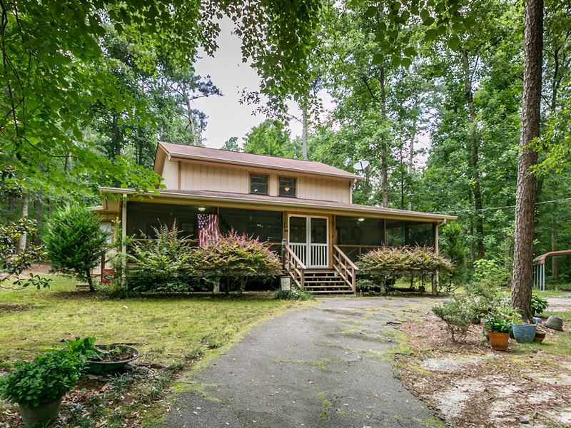 Custom Home On 5+ Wooded Acres Farm for Sale in Conyers, Rockdale