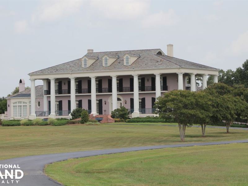 The Mansion At Red Hill, Farm for Sale in Louisiana, 157955 FARMFLIP
