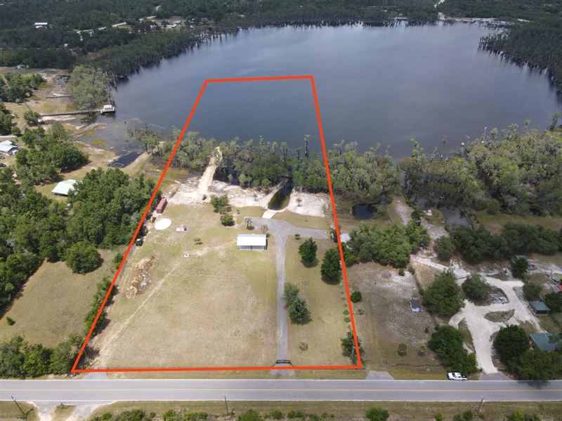 Lake McKinzie Waterfront Lot : Altha : Calhoun County : Florida