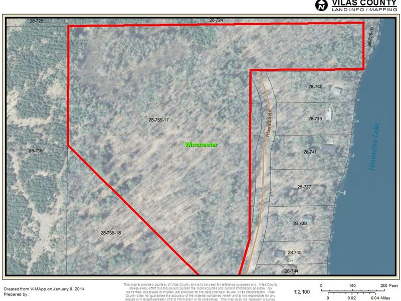 19+ Gorgeous Wooded Acres : Winchester : Vilas County : Wisconsin