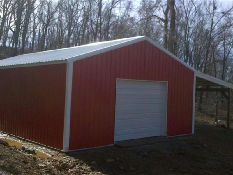 Land Metal Building Wesley, AR, Farm for Sale in Arkansas, 161381
