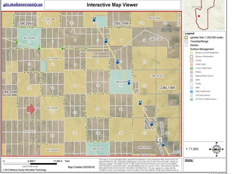 5 Acres Dolan Springs Az, Gateway : Dolan Springs : Mohave County : Arizona