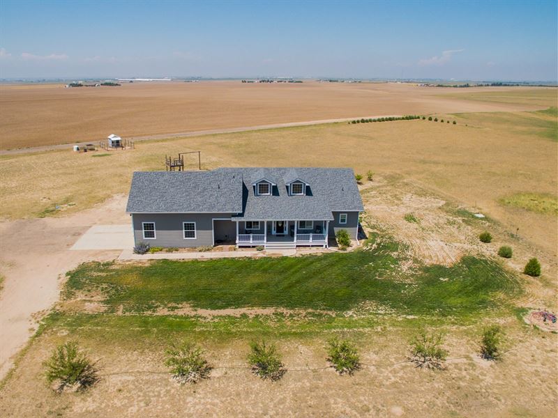 CO Country Home Farm Ranch Colorado Farm for Sale in Roggen, Weld