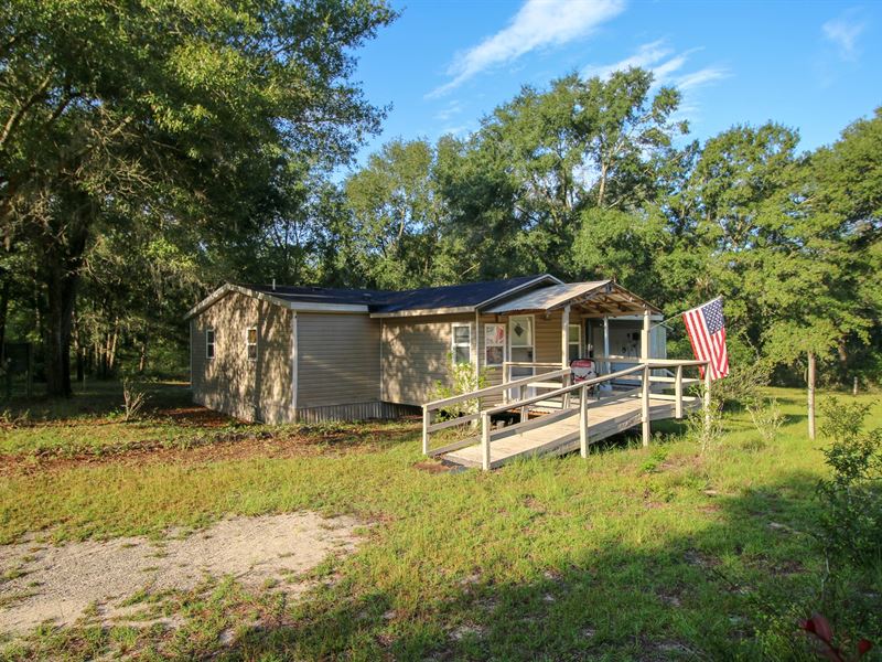 Country Living, 3Br/2Ba Mobile Home : Bell : Gilchrist County : Florida